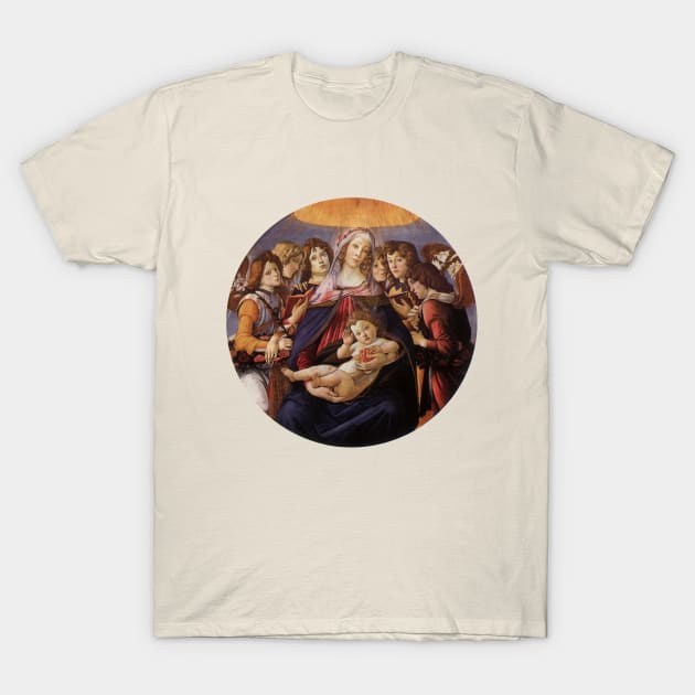 Madonna and Child with Angels by Sandro Botticelli T-Shirt by MasterpieceCafe